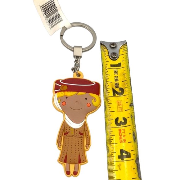 Emirates Airlines Luggage Tag Personalized Luggage Silicone Keychain - Picture 3 of 3